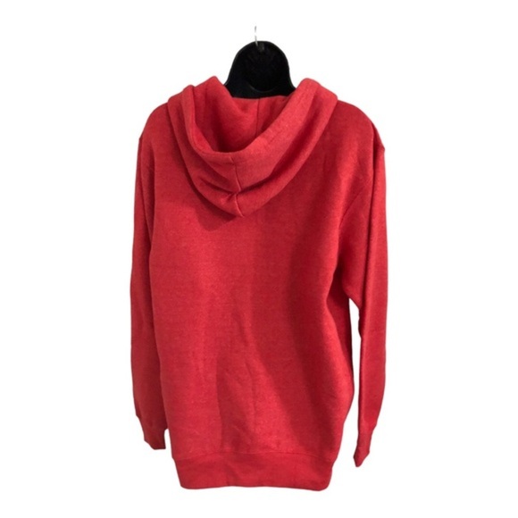 Betty Boop red fire flame motorcycle riding Betty hoodie size large brand new - Picture 10 of 12